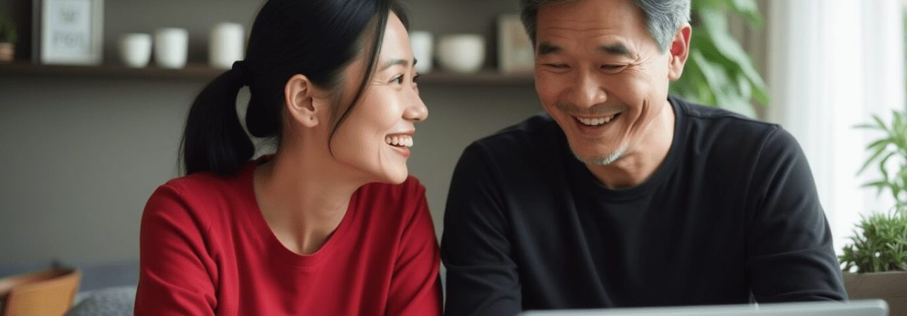 middle_aged_asian_happy_couple_woman_wearing_red_and_man_wearing_black_looking_at_computer_and_smil_pkcc2nbszsdz3wqj49nh_2